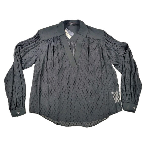 MADEWELL Tops - Madewell Long-Sleeve Popover Top
